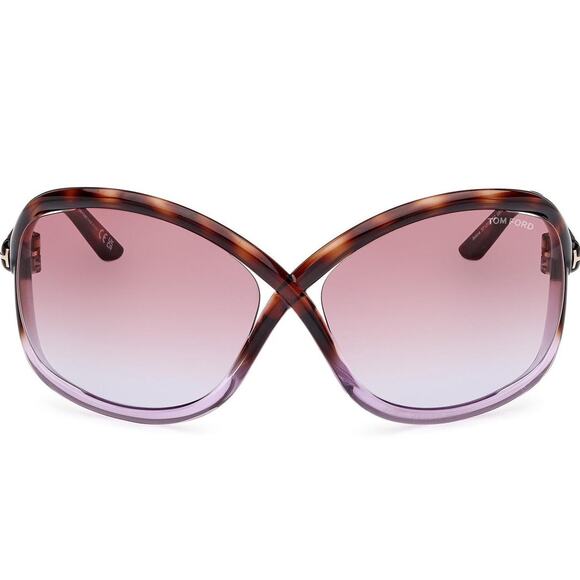 💎✨NEW WITH  TAG✨💎TOM FORD BETTINA Sunglasses Havana Violet Frame Gradien… - Picture 7 of 7